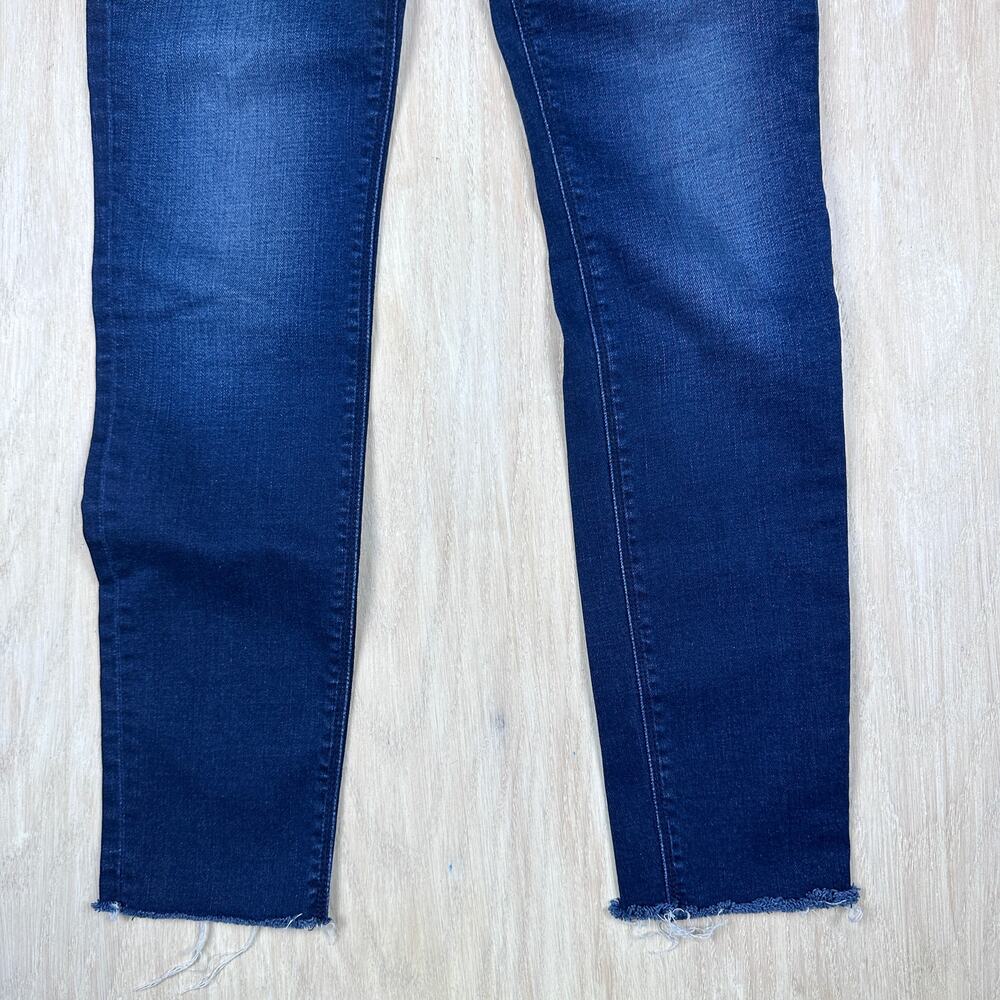 Hudson Nico Super Skinny Mid Rise Blue Dark Wash Casual Denim Jeans Women's 26 - Picture 5 of 16